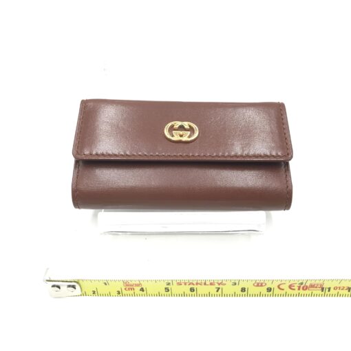 Gucci - Brown Leather Key Case - Image 2
