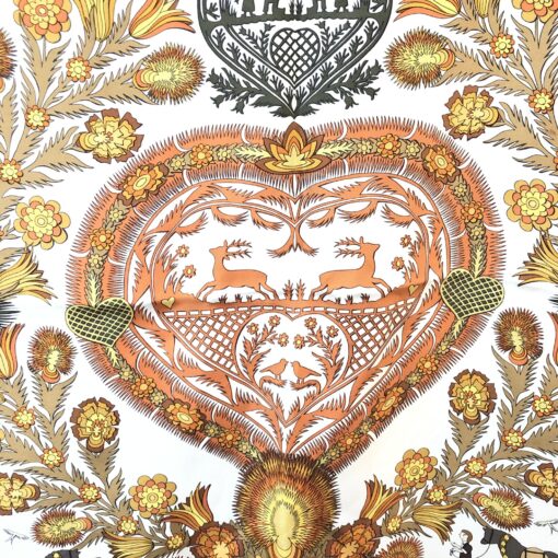 Hermès - Colorful Silk Scarf Design - Image 2