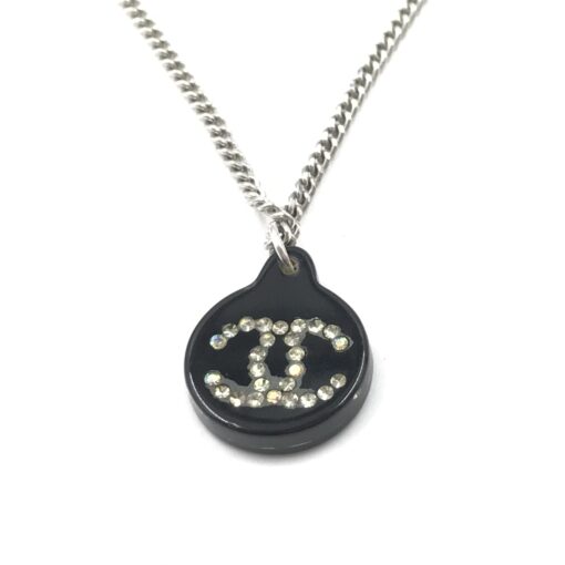 Chanel - Coco Mark Rhinestone Necklace - Image 2