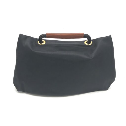 Longchamp - Nylon Cosmetic Bag With Leather Handle - Image 2