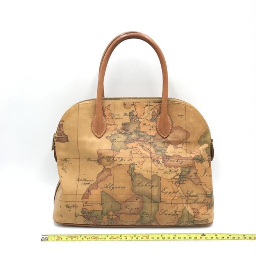 Prima Classe - Geographic Tan Leather Handbag - Image 2