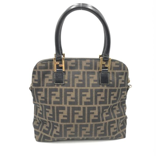 Fendi - Zucca Handbag and Shoulder Bag Brown - Image 2