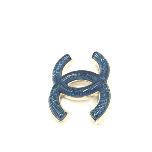 Chanel - CC Brooch With Enamel - Image 3
