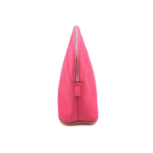 Hermès - Pink Cotton Zip Bolide Pouch - Image 3