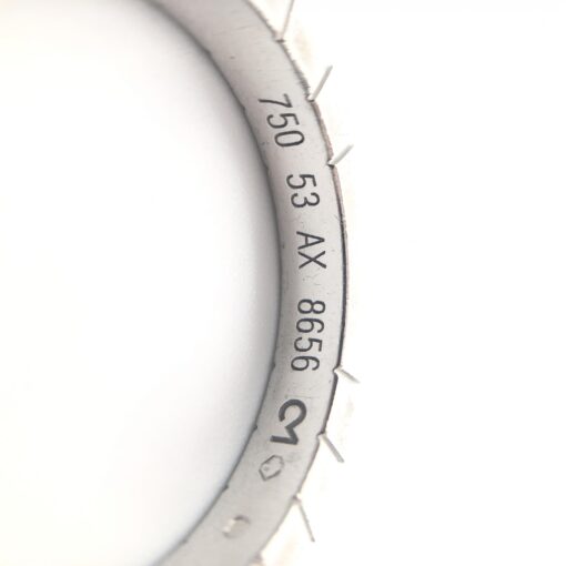 Cartier - Lanieres Ring, White Gold 750, US Size 6.5 - Image 3