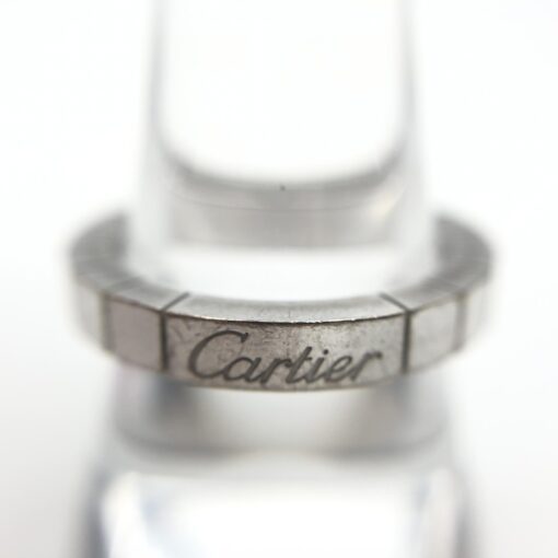 Cartier - Laniere Ring, White Gold 750, US Size 6 - Image 3