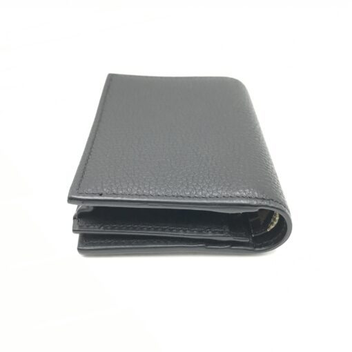 Salvatore Ferragamo -  Gancini Bi-Fold Wallet Black - Image 3