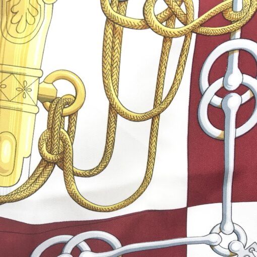 Hermès - Vintage Cliquetis Silk Scarf Design - Image 3