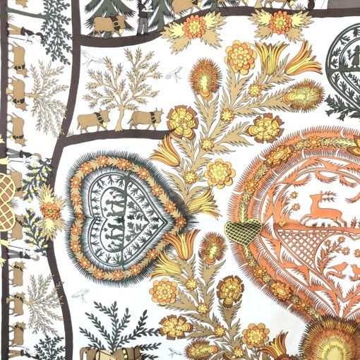 Hermès - Colorful Silk Scarf Design - Image 3
