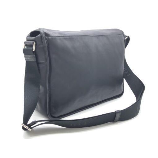 Loewe - Black Leather Messenger Bag - Image 3