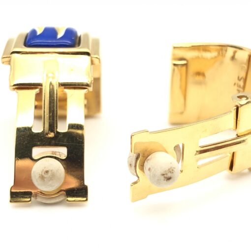 Hermès - Enamel earrings, GP - Image 3