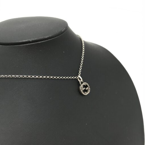 Gucci - Interlocking G Pendant Necklace Silver 925 - Image 4