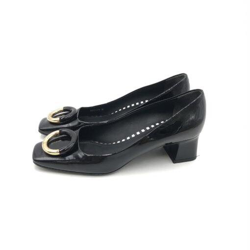 Louis Vuitton - Patent leather black heeled shoes - Image 4