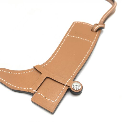 Hermès - long boot leather bag charm - Image 4