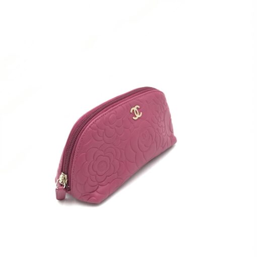 Chanel - Lambskin Pink Pouch - Image 4