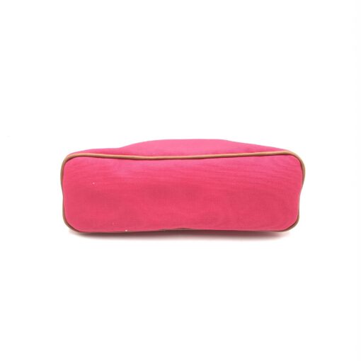 Hermès - Pink Cotton Zip Bolide Pouch - Image 4