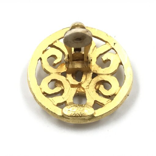 Chanel - CC clip-on earrings, Gold Plated - Image 4