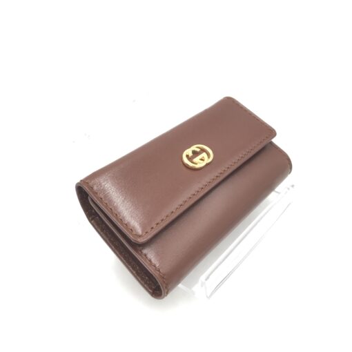Gucci - Brown Leather Key Case - Image 4
