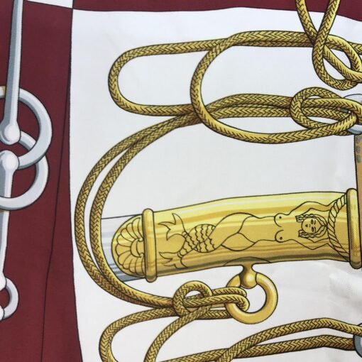 Hermès - Vintage Cliquetis Silk Scarf Design - Image 4