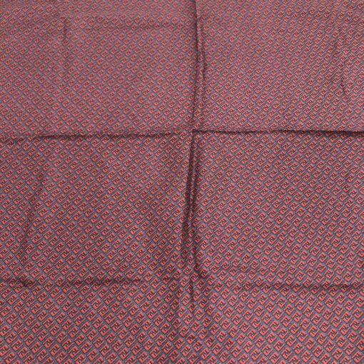 Fendi - Silk Scarf With Geometric Pattern - Image 4