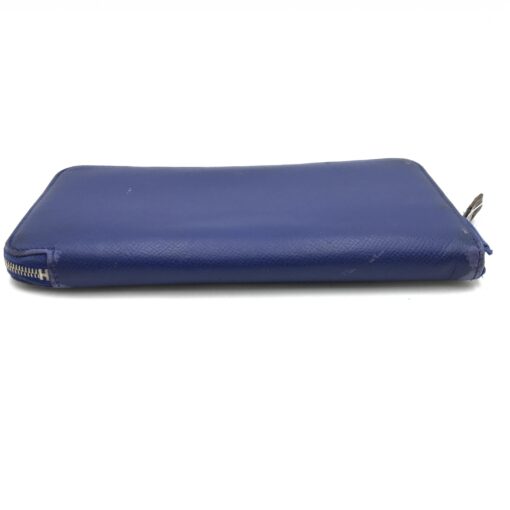 Hermès - Blue Long Zippered Leather Wallet - Image 4