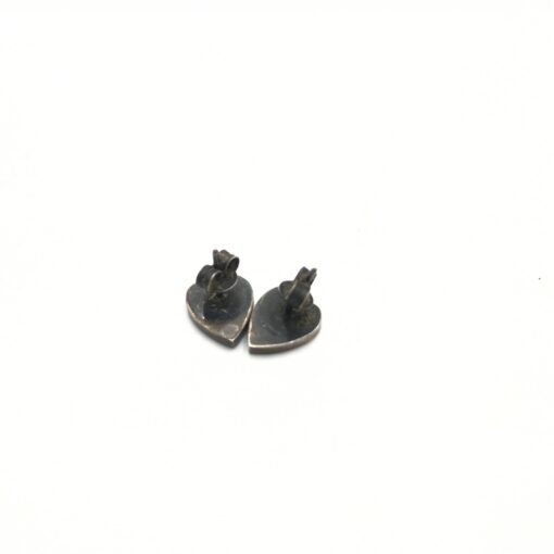 Gucci - Silver 925 Heart Stud Earrings - Image 4