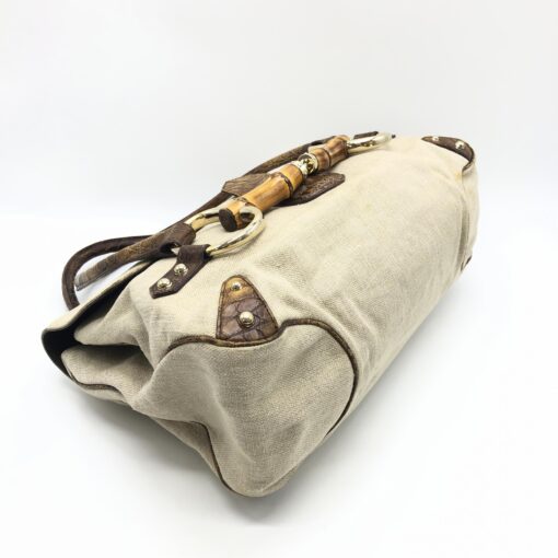 Gucci - Horsebit Croco and Canvas - Image 4