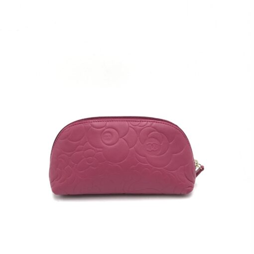 Chanel - Lambskin Pink Pouch - Image 5