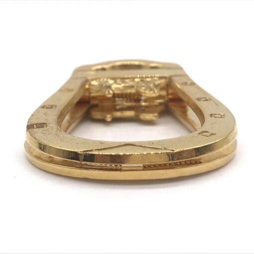 Celine - Equestrian Design Money Clip, Gold Plated - Image 5