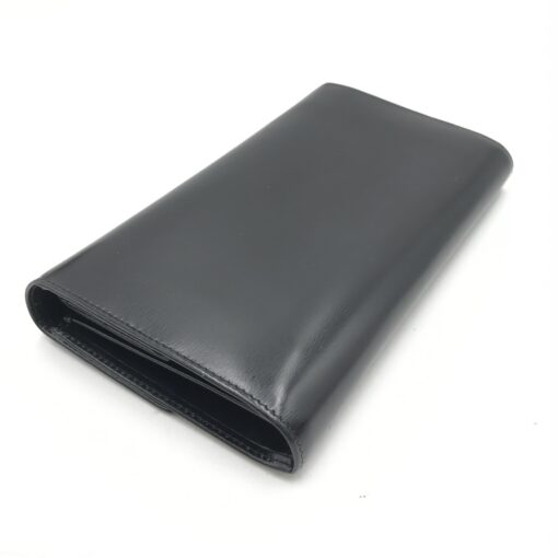 Cartier - Black leather wallet with gold clasp - Image 5