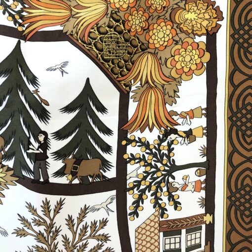 Hermès - Colorful Silk Scarf Design - Image 5