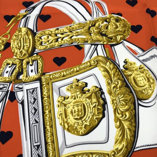 Hermès - Silk Brides De Gala Love Scarf 90Cm - Image 5