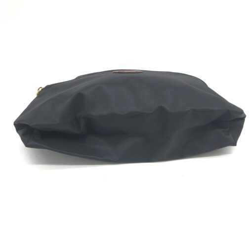 Longchamp - Nylon Cosmetic Bag With Leather Handle - Image 5