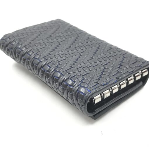 Salvatore Ferragamo - Textured Leather Bifold Key Case - Image 5