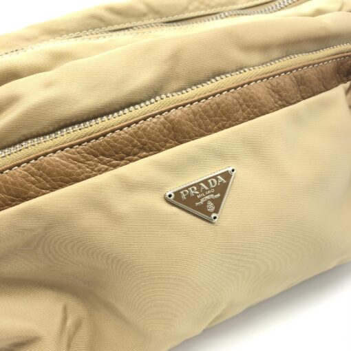 Prada - Beige Nylon Shoulder Bag - Image 5