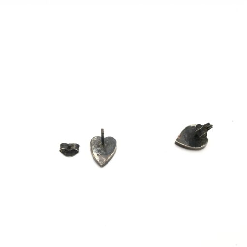 Gucci - Silver 925 Heart Stud Earrings - Image 5
