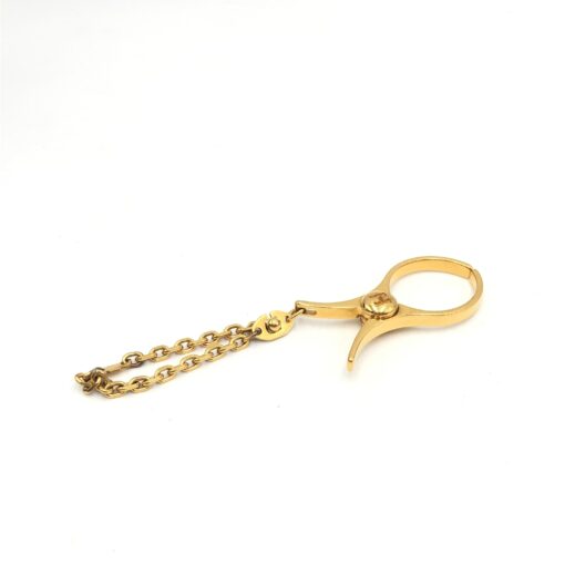 Hermès - Gold Metal Glove Holder Keychain - Image 5