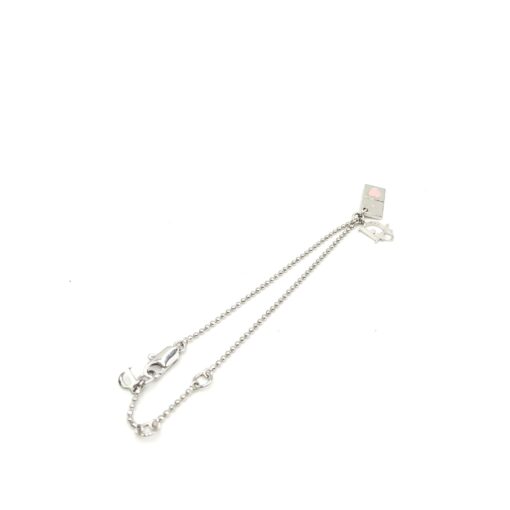 Christian Dior - Silver tone Pendant Necklace With Heart Detail - Image 5