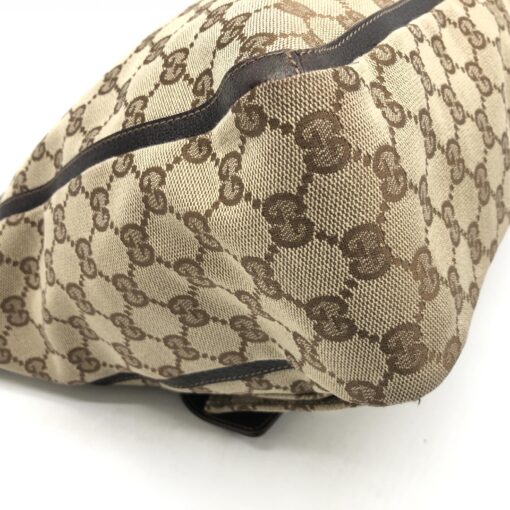 Gucci - GG Canvas Abbey Pocket Tote Brown - Image 5
