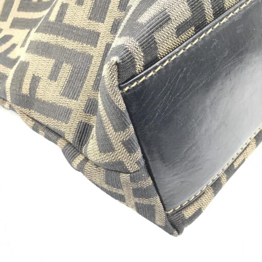 Fendi - Zucca Handbag and Shoulder Bag Brown - Image 5