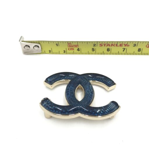 Chanel - CC Brooch With Enamel - Image 6