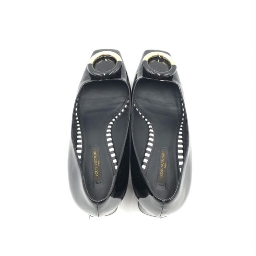 Louis Vuitton - Patent leather black heeled shoes - Image 6