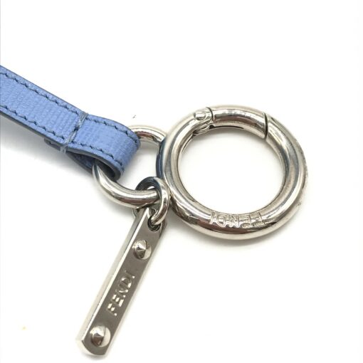 Fendi - Light blue faux fur bag charm - Image 6
