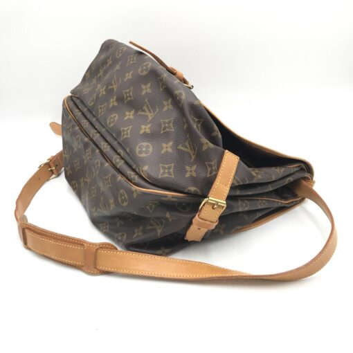 Louis Vuitton - Brown Monogram Saumur Messenger Bag - Image 6