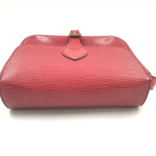 Louis Vuitton - Epi Cartouchiere Crossbody Bag In Red - Image 6