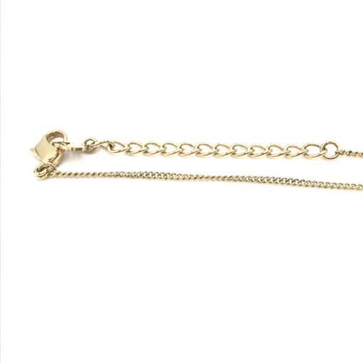 Christian Dior - Dolphin Motif Rhinestone Gold Plated Necklace - Image 6