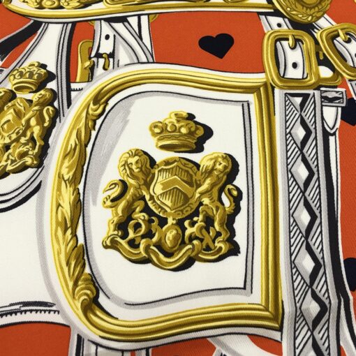 Hermès - Silk Brides De Gala Love Scarf 90Cm - Image 6