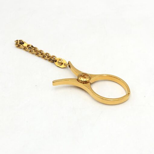 Hermès - Gold Metal Glove Holder Keychain - Image 6