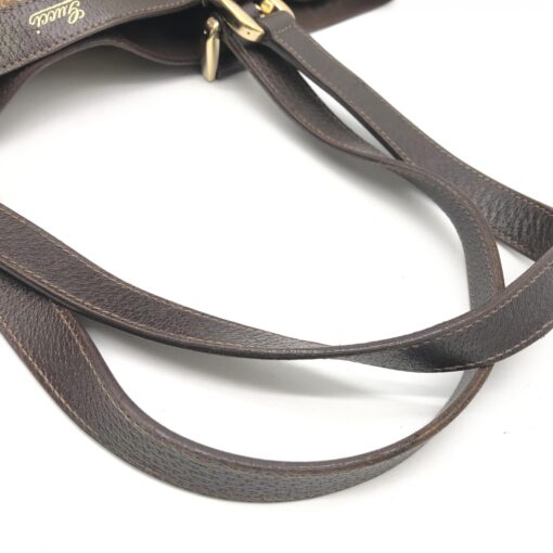 Gucci - GG Canvas Abbey Pocket Tote Brown - Image 6