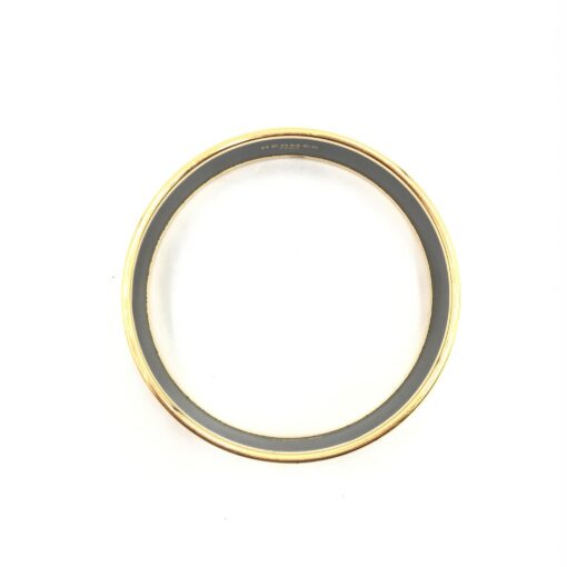 Hermès - Multicolored striped enamel cuff bangle - Image 6